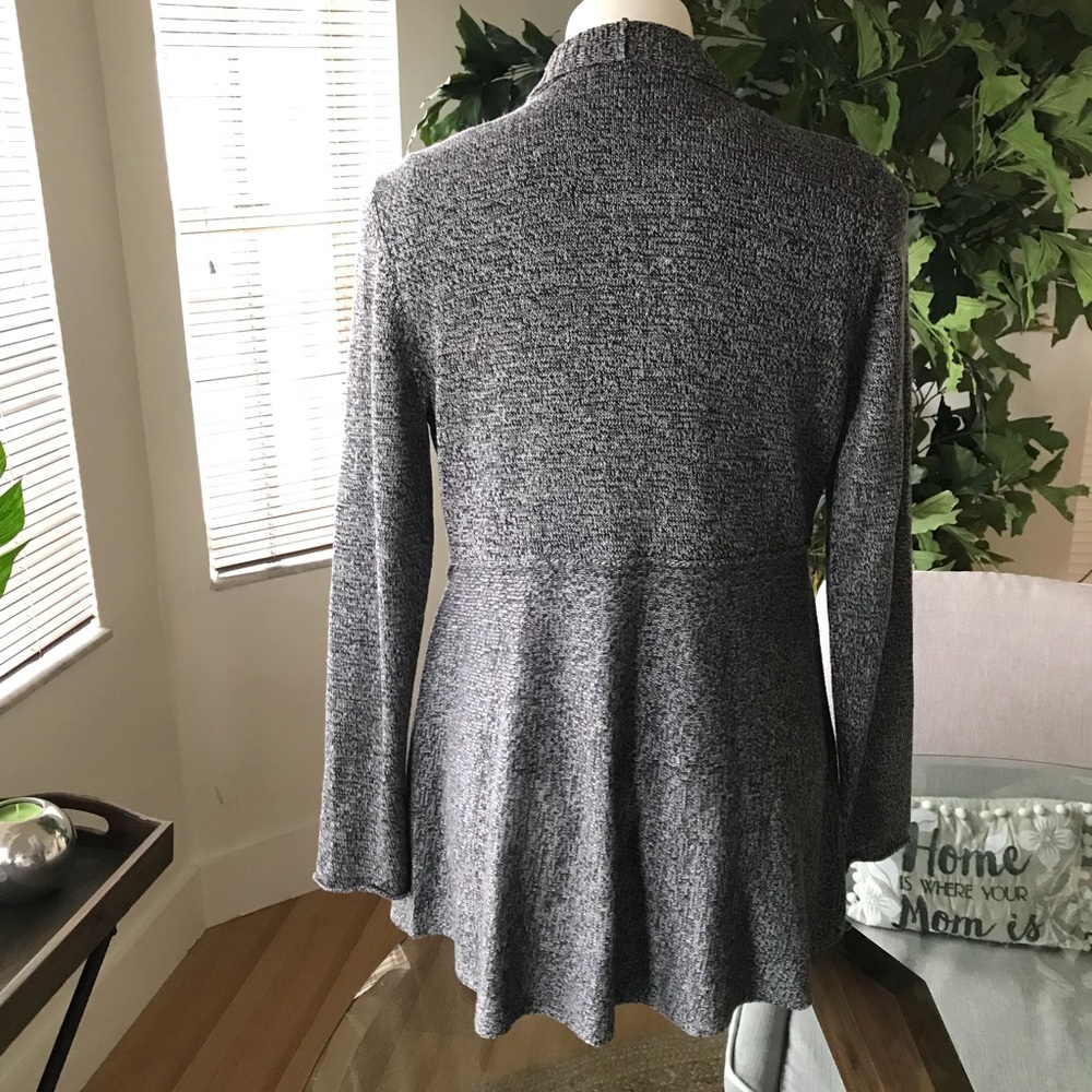 Eileen Fisher open cardigan 51% linen/49% wool - Picture 5 of 11